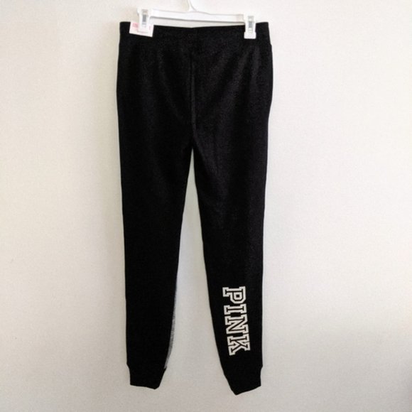 NWT PINK Victoria's Secret Women's Collegiate Duotone Sweatpants Jogger Size XS - Picture 3 of 5